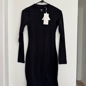Buff Bunny New Black Long Sleeve Dress